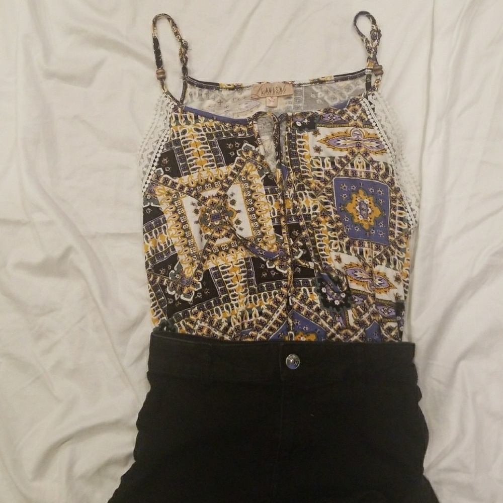 Paisley Print Tank